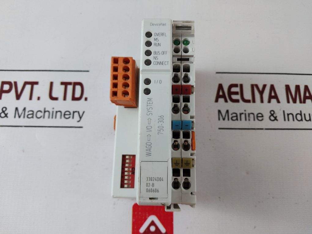 Wago 750-306 Fieldbus Coupler Device Net 33024D0402-b060606