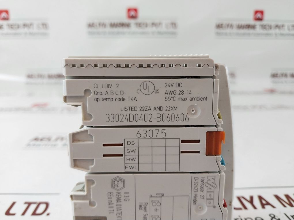 Wago 750-306 Fieldbus Coupler Device Net 33024D0402-b060606