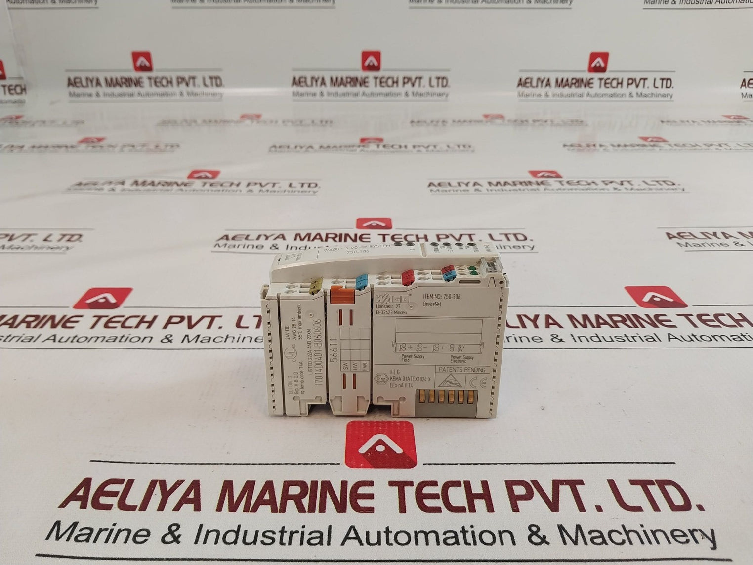 Wago 750-306 Field Bus Coupler Device Net 17014D0401-b060606