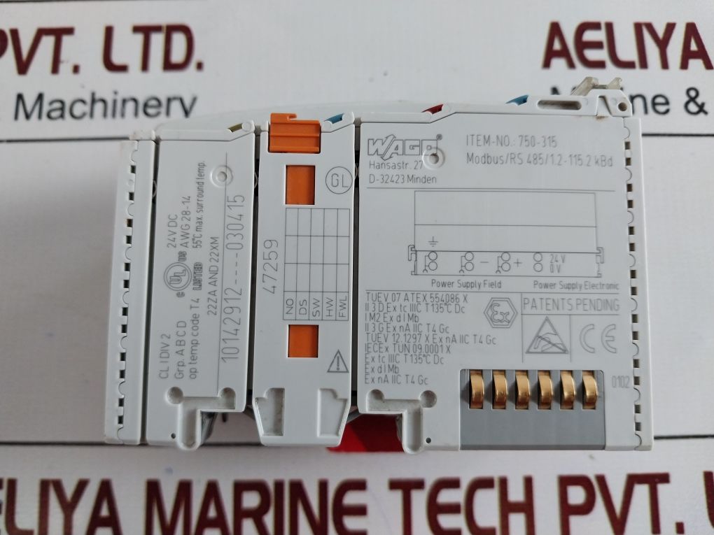 Wago 750-315 Fieldbus Coupler Module 10142912----030415