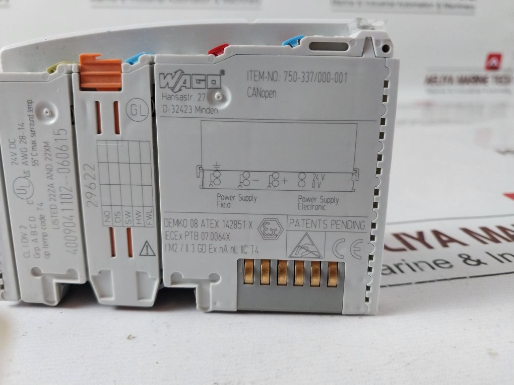 Wago 750-337/000-001 Fieldbus Coupler Module 4009041102--060615