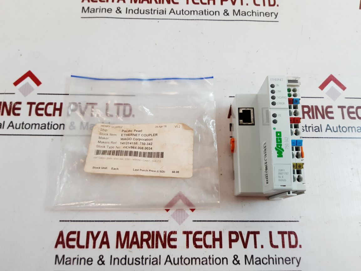 Wago 750-342 Ethernet fieldbus Coupler