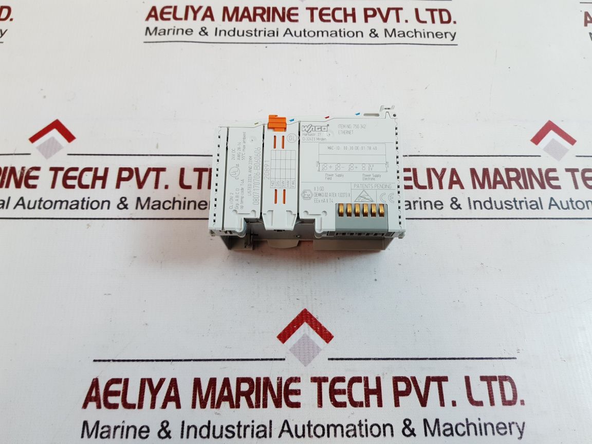 Wago 750-342 ethernet fieldbus coupler