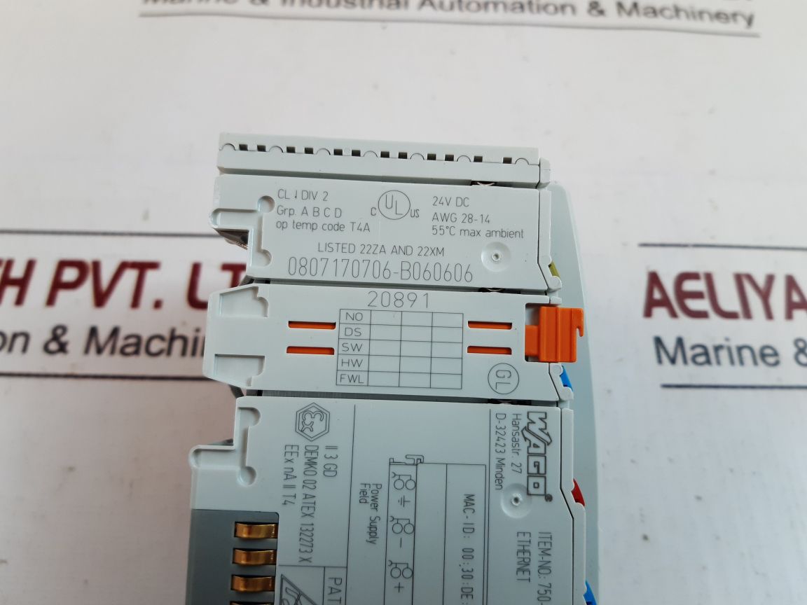 Wago 750-342 ethernet fieldbus coupler