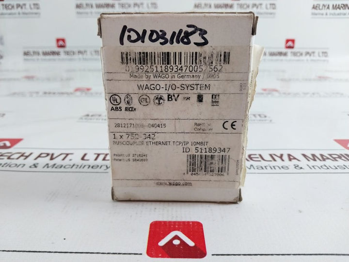 Wago 750-342 Ethernet Fieldbus Coupler