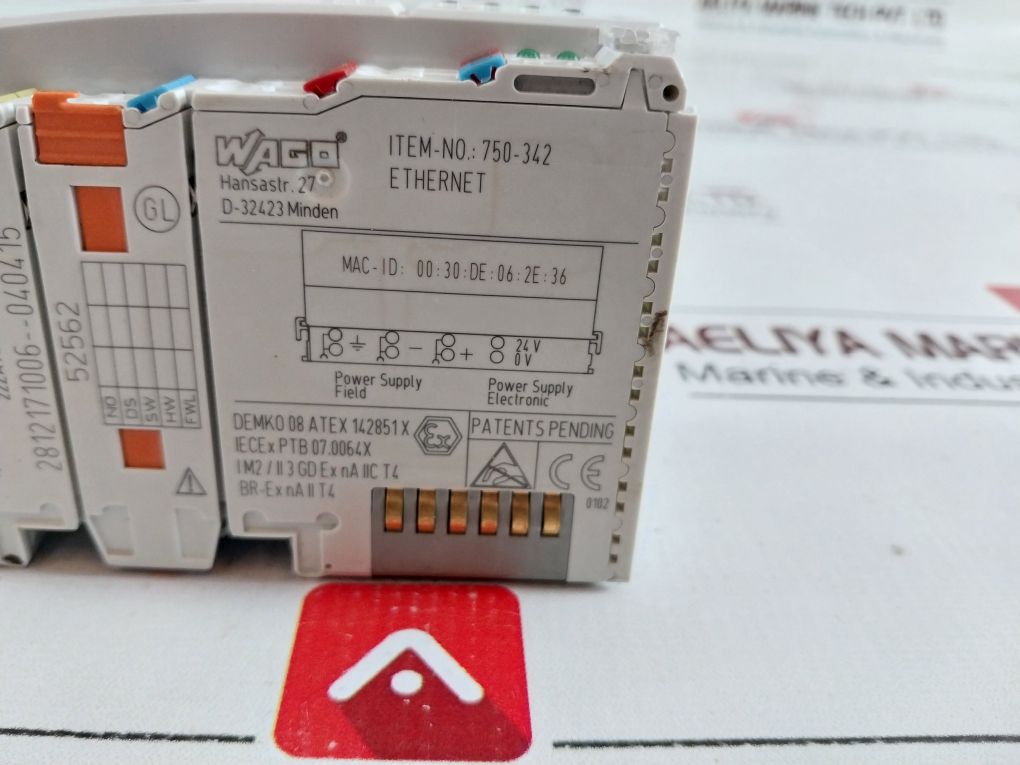 Wago 750-342 Ethernet Fieldbus Coupler