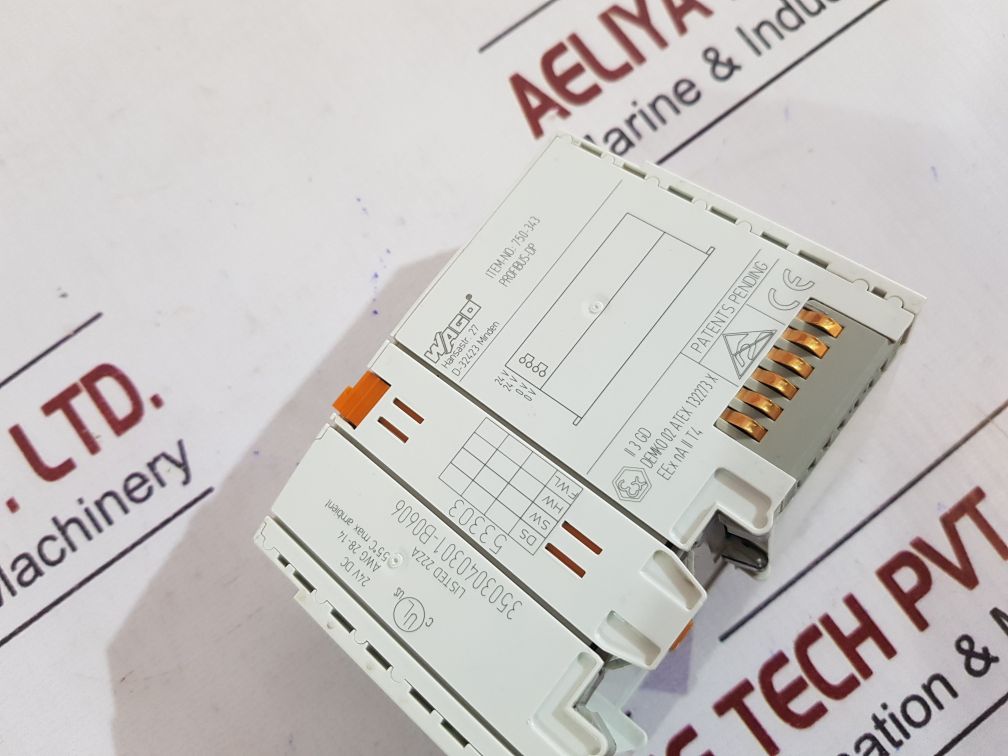 Wago 750-343 Profibus-dp Fieldbus Coupler