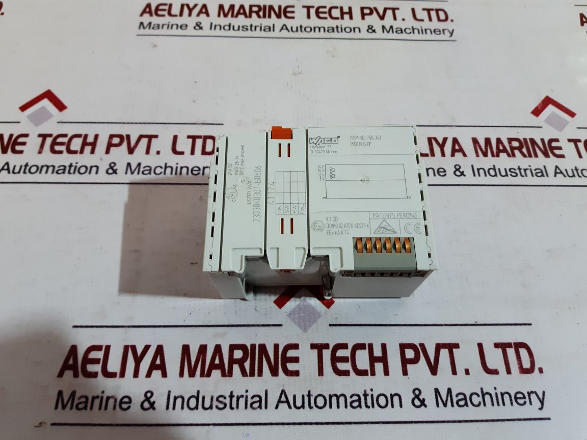 Wago Profibus Dp 750-343 I/O System