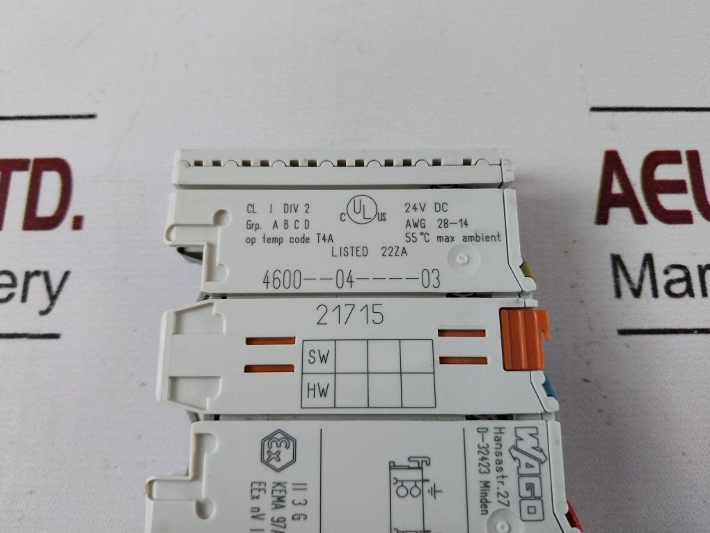 Wago 750-400 I/O Relay Module Free Shipping