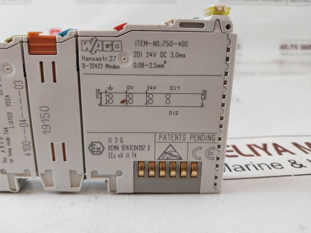 Wago 750-400 I/O Relay Module 24V Dc 4100--04----03