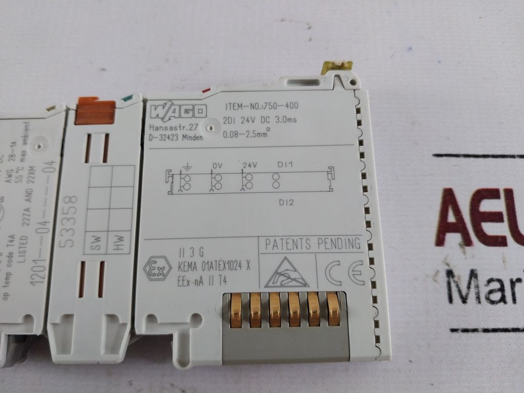 Wago 750-400 Digital Input Module 1201--04----04 24V