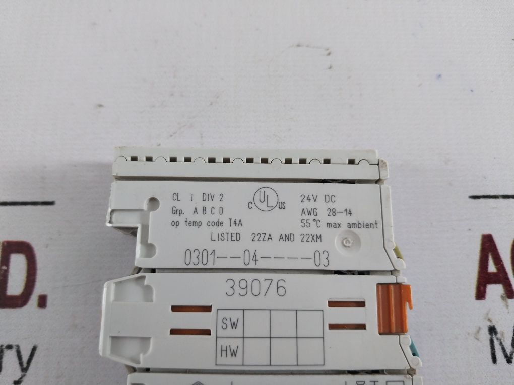 Wago 750-400 2-channel Digital Input Module 0301--04----03