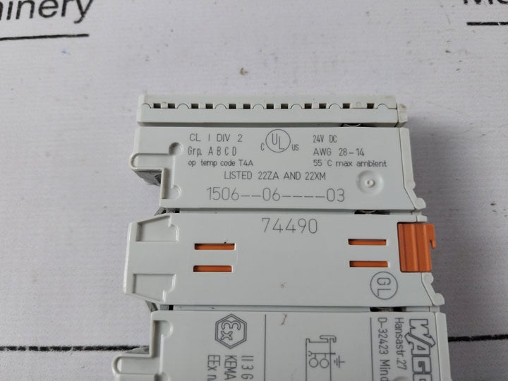 Wago 750-401 Digital Input Module 1506--06----03