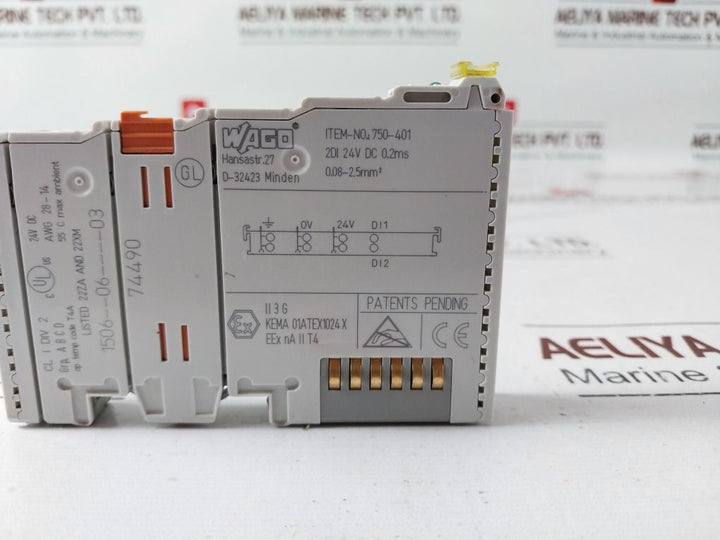 Wago 750-401 Digital Input Module 1506--06----03