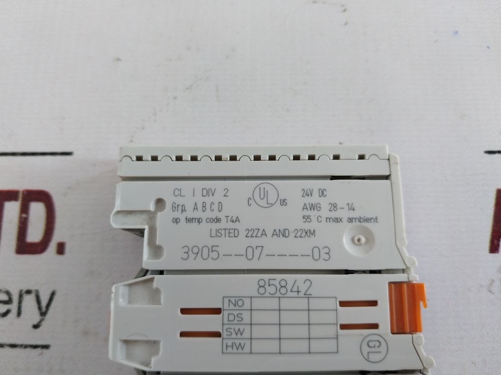 Wago 750-402 Digital Input Module 3905--07----03