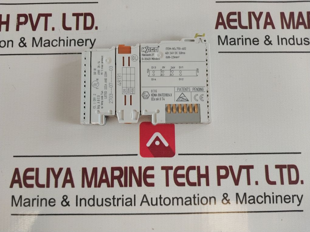 Wago 750-402 Input Module 2703--07----03 24V Dc 3.0Ms