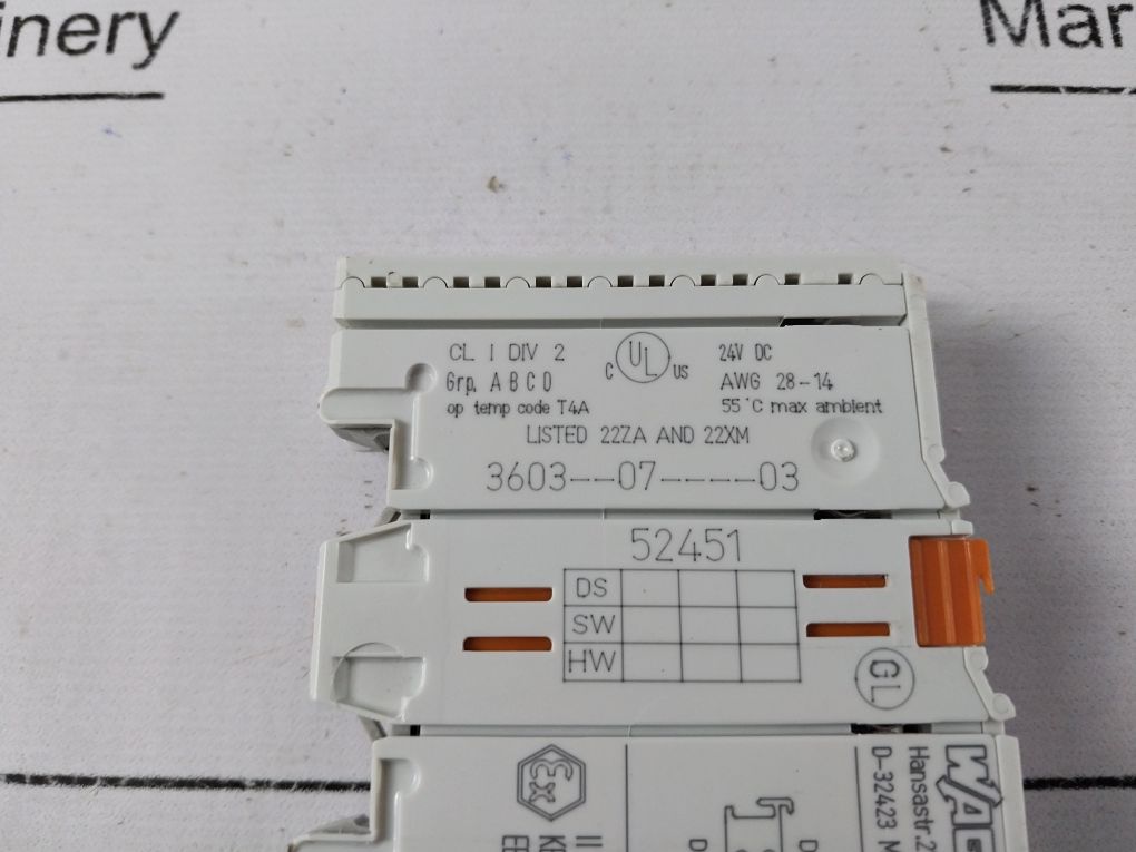 Wago 750-402 Digital Input Module 3603--07----03