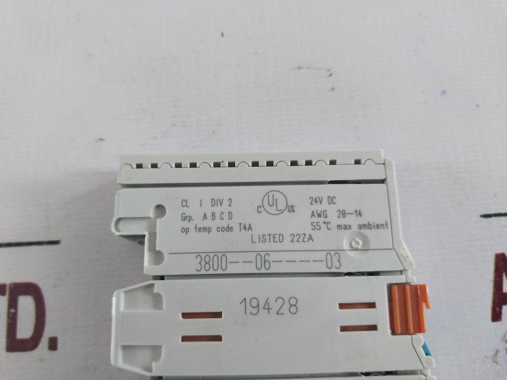 Wago 750-402 Input Module 24V Dc 3.0Ms 3800--06----03