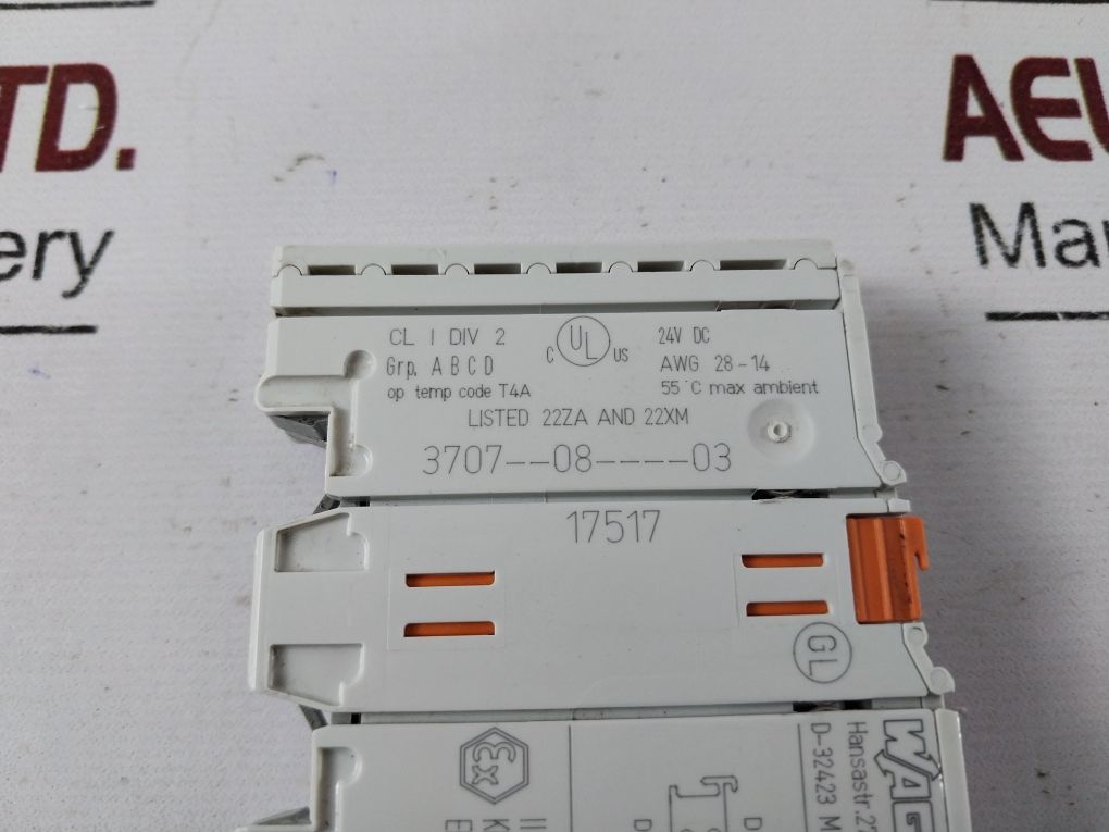Wago 750-403 Digital Input Module 3707--08----03