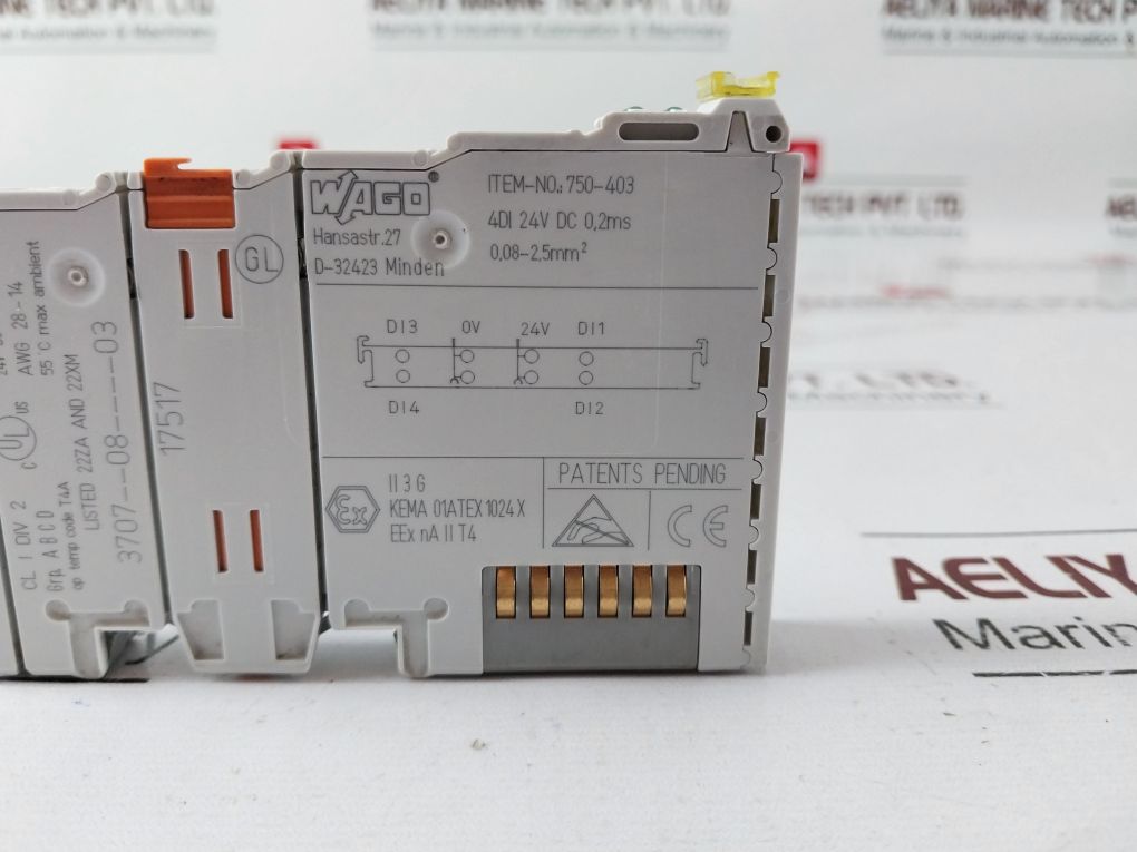 Wago 750-403 Digital Input Module 3707--08----03