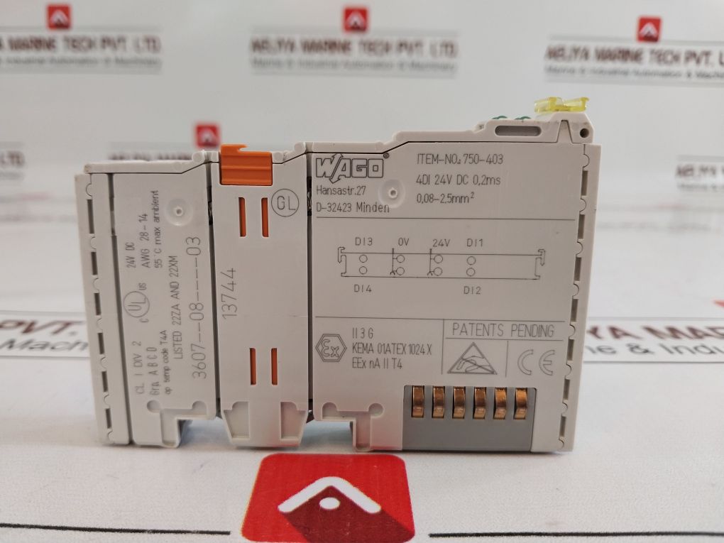 Wago 750-403 Digital Input Module 3607--08----03 24V Dc