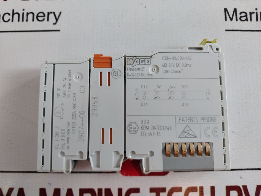Wago 750-403 Digital Input Module 3907--08----03