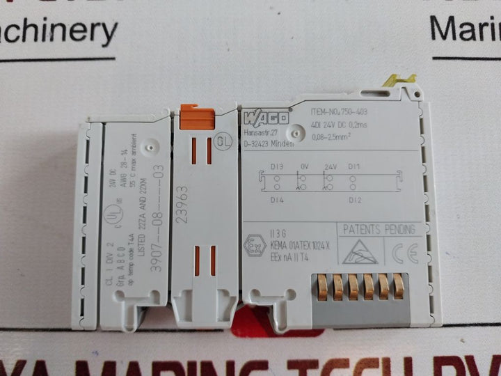 Wago 750-403 Digital Input Module 3907--08----03
