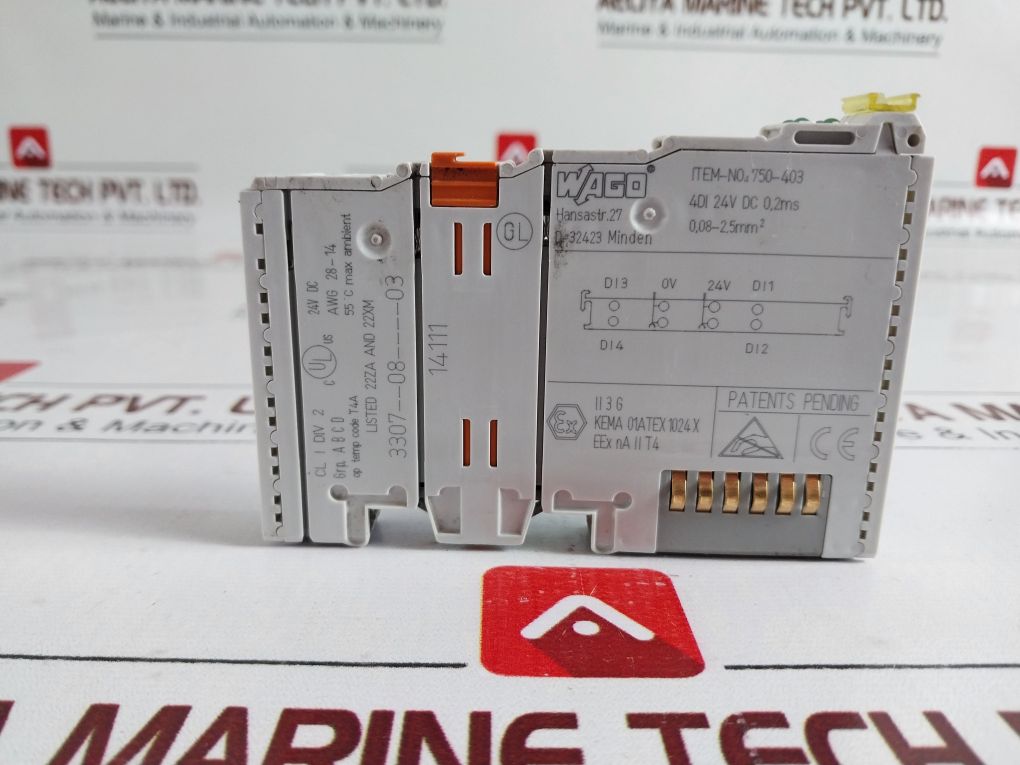 Wago 750-403 Digital Input Module 3307--08----03