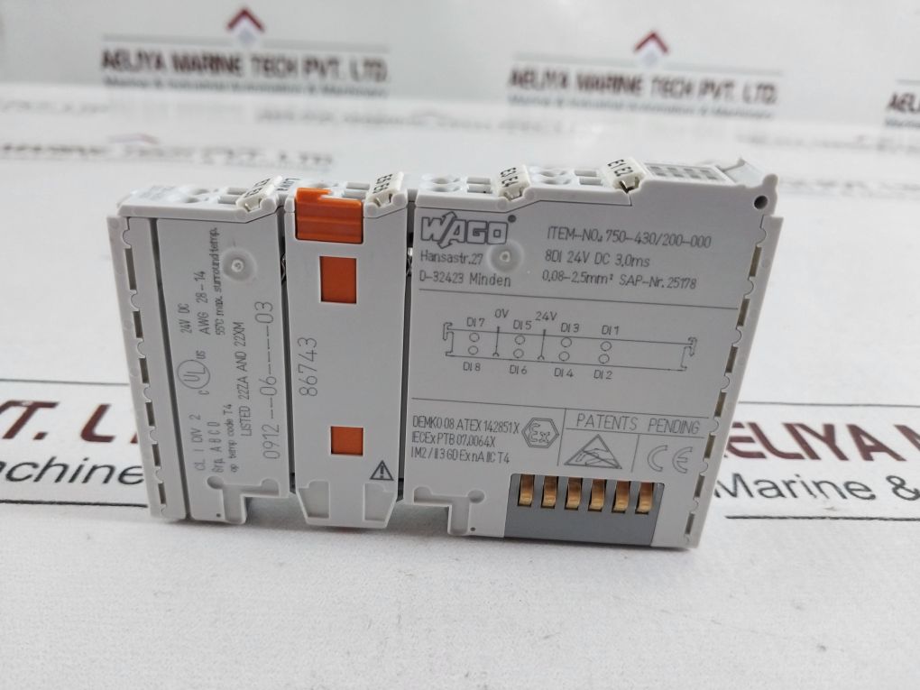Wago 750-430/200-000 8-channel Digital Input Module 0912--06----03