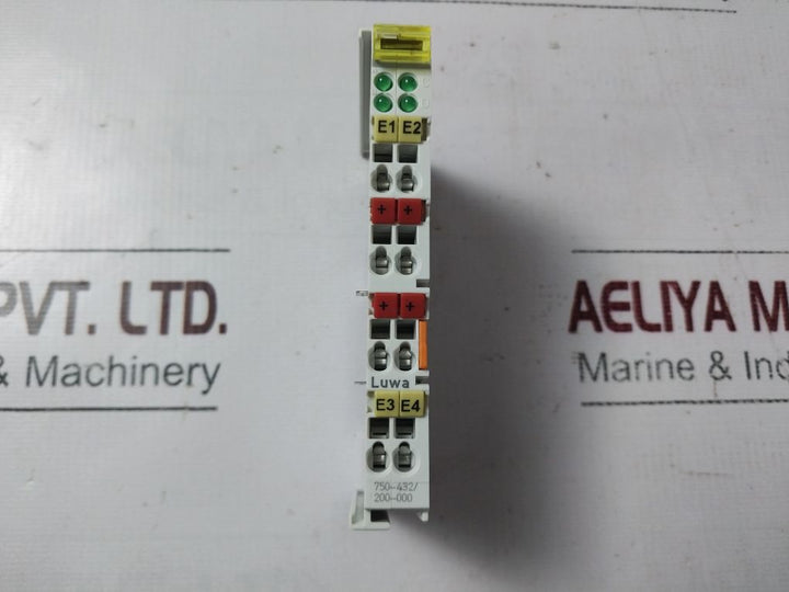Wago 750-432/200-000 Digital Input Module 4-channel