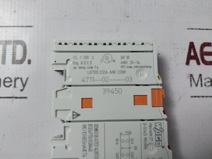 Wago 750-432/200-000 Digital Input Module 4-channel
