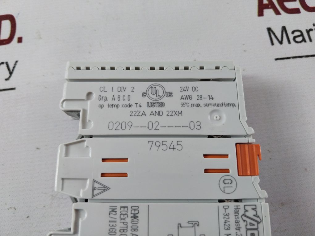 Wago 750-432 Digital Input Module 24V Dc