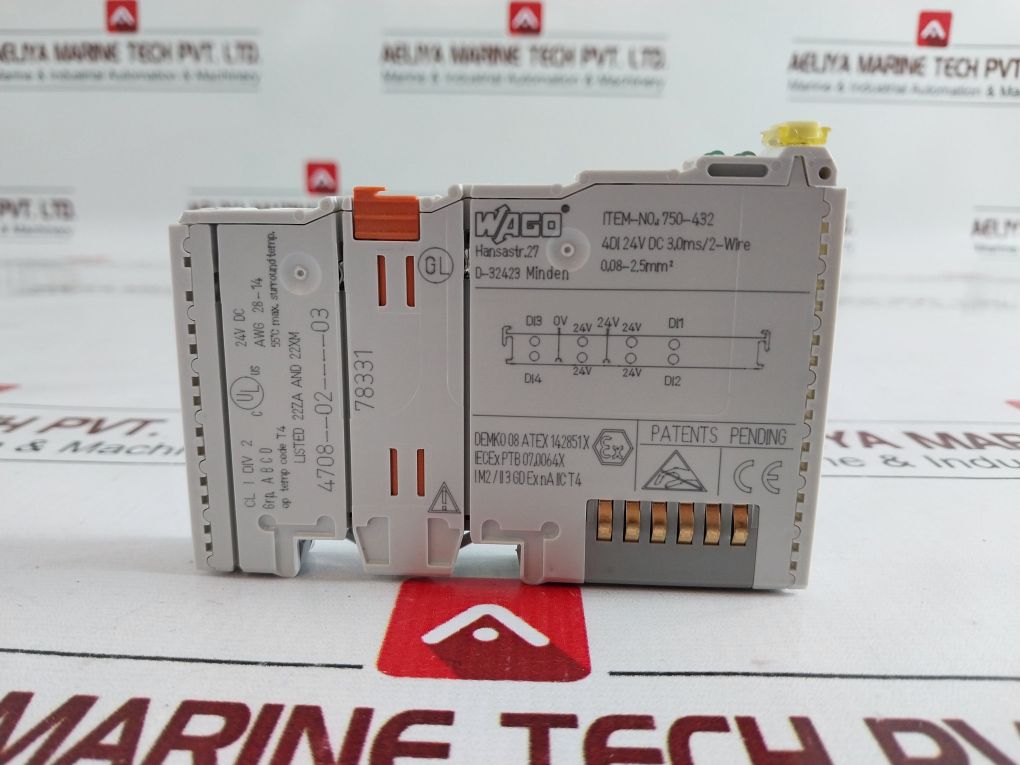 Wago 750-432 Digital Input Module 4708--02----03