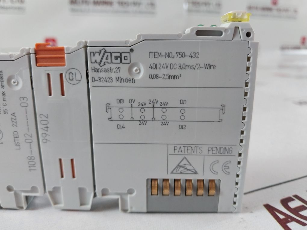 Wago 750-432 Digital Input Module Free Shipping By Express