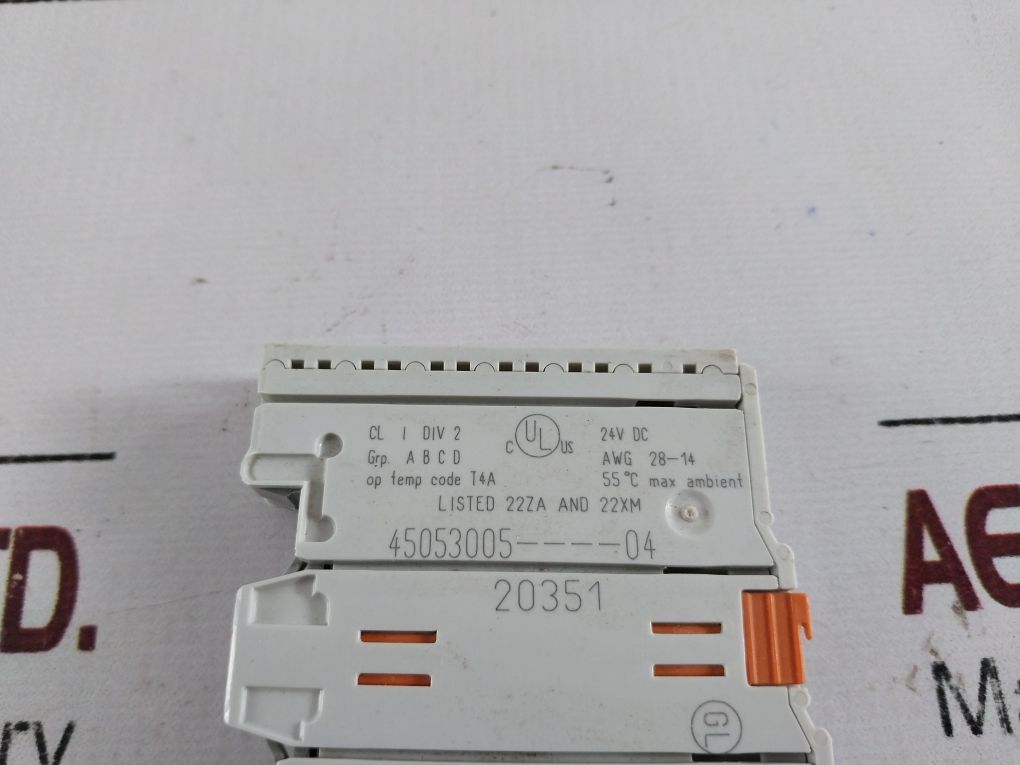 Wago 750-454/000-200 2-channel Analog Input Module 45053005----04