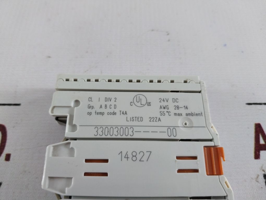 Wago 750-454/000-200 2-channel Analog Input Module 24V Dc 33003003----00