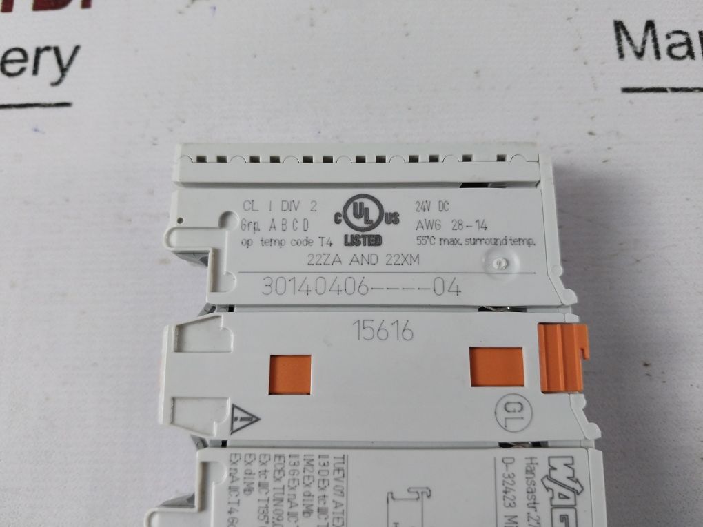 Wago 750-455 Channel Analog Input Module 30140406----04