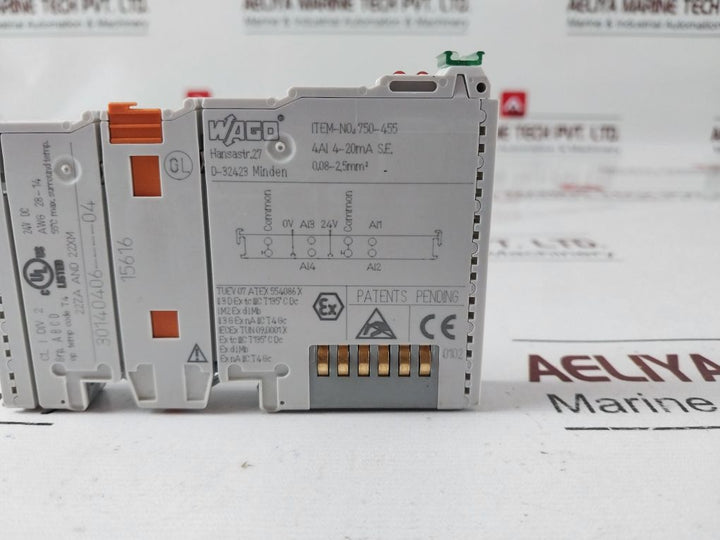 Wago 750-455 Channel Analog Input Module 30140406----04