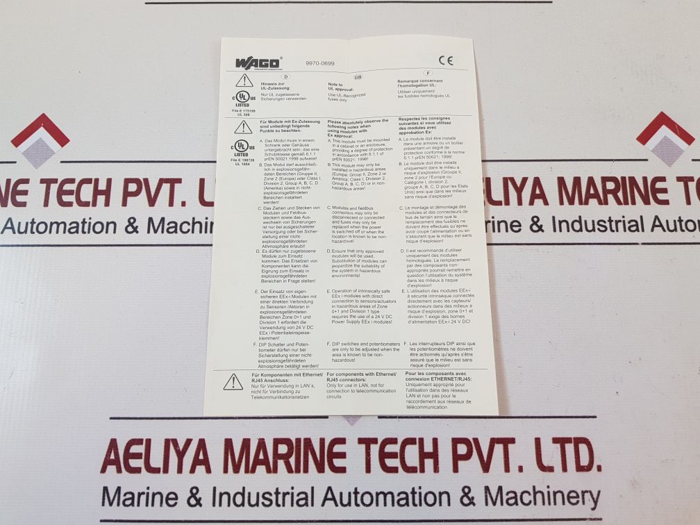 Wago 750-461 analog input module