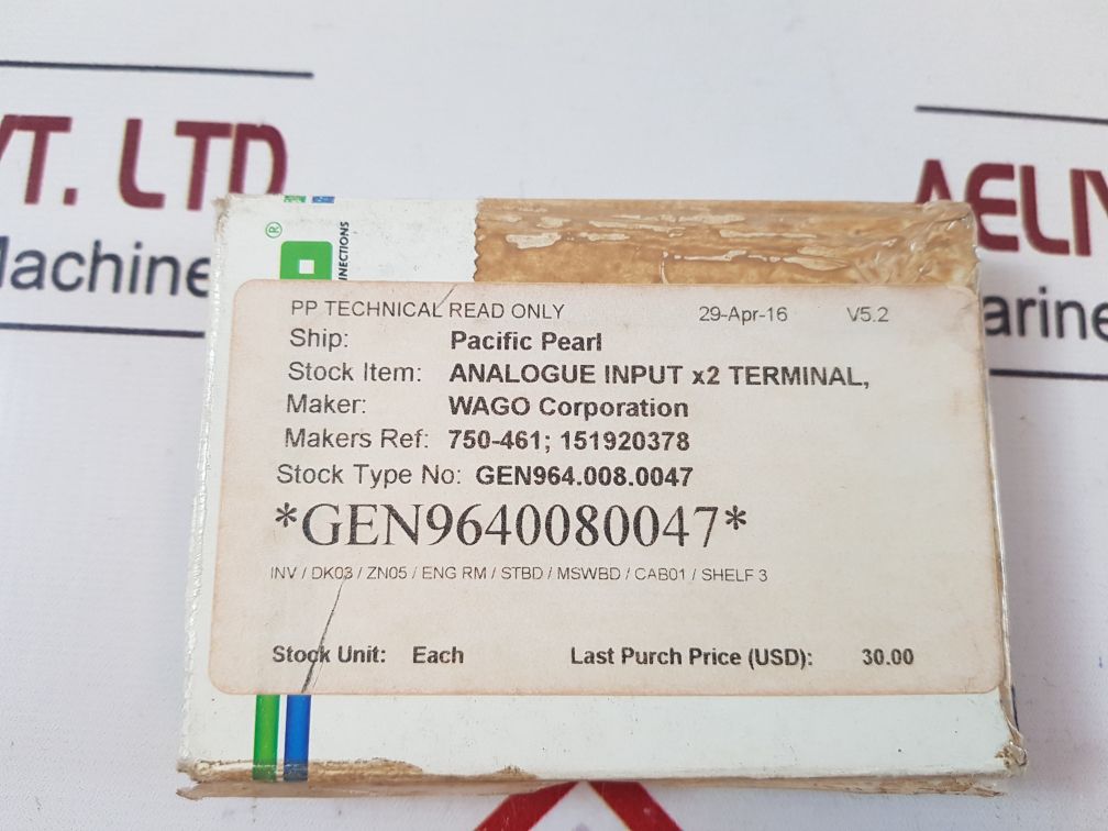 Wago 750-461 analog input module