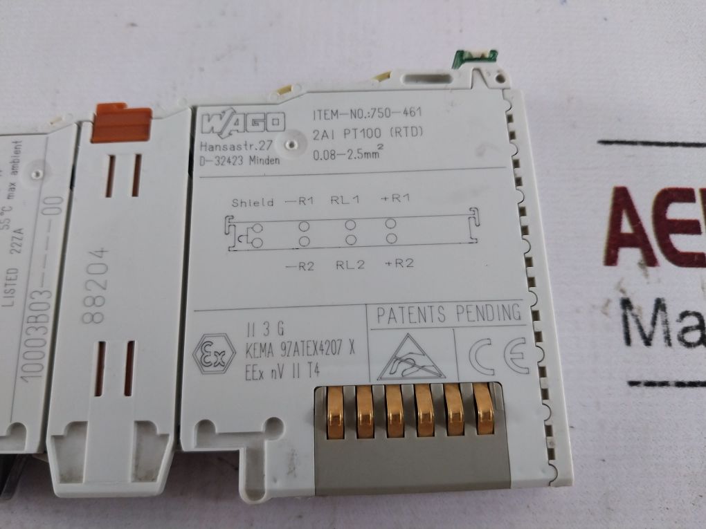 Wago 750-461 2-channel Analog Input Module 10003B03----00