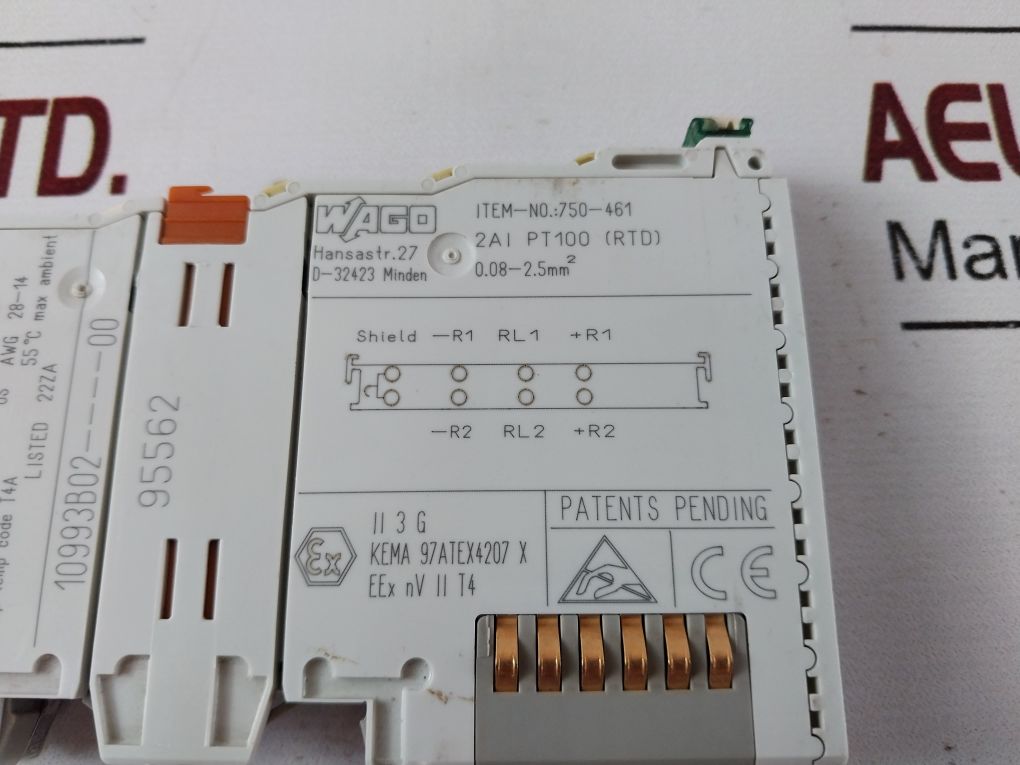 Wago 750-461 2-channel Analog Input 10993B02----00
