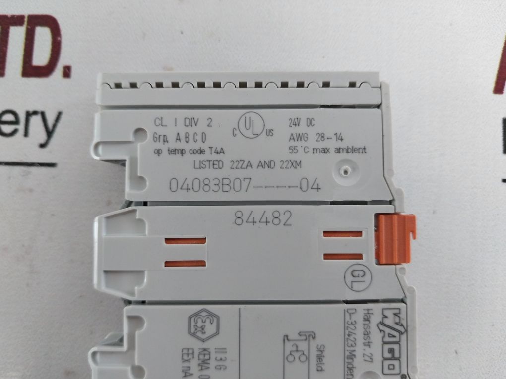 Wago 750-461/003-000 Analog Input Module 04083B07----04