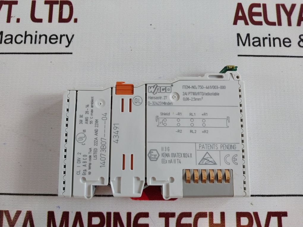 Wago 750-461/003-000 Analog Input Module 14073B07----04