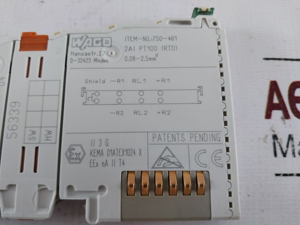 Wago 750-461 2-channel Analog Input Module 11013B04----04