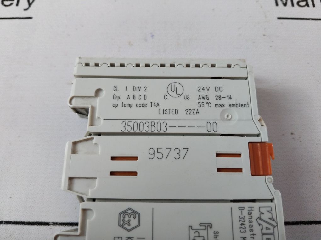 Wago 750-462 Input Module 35003B03----00