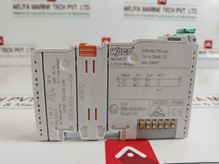 Wago 750-466 2-channel Input Module 03083006----04