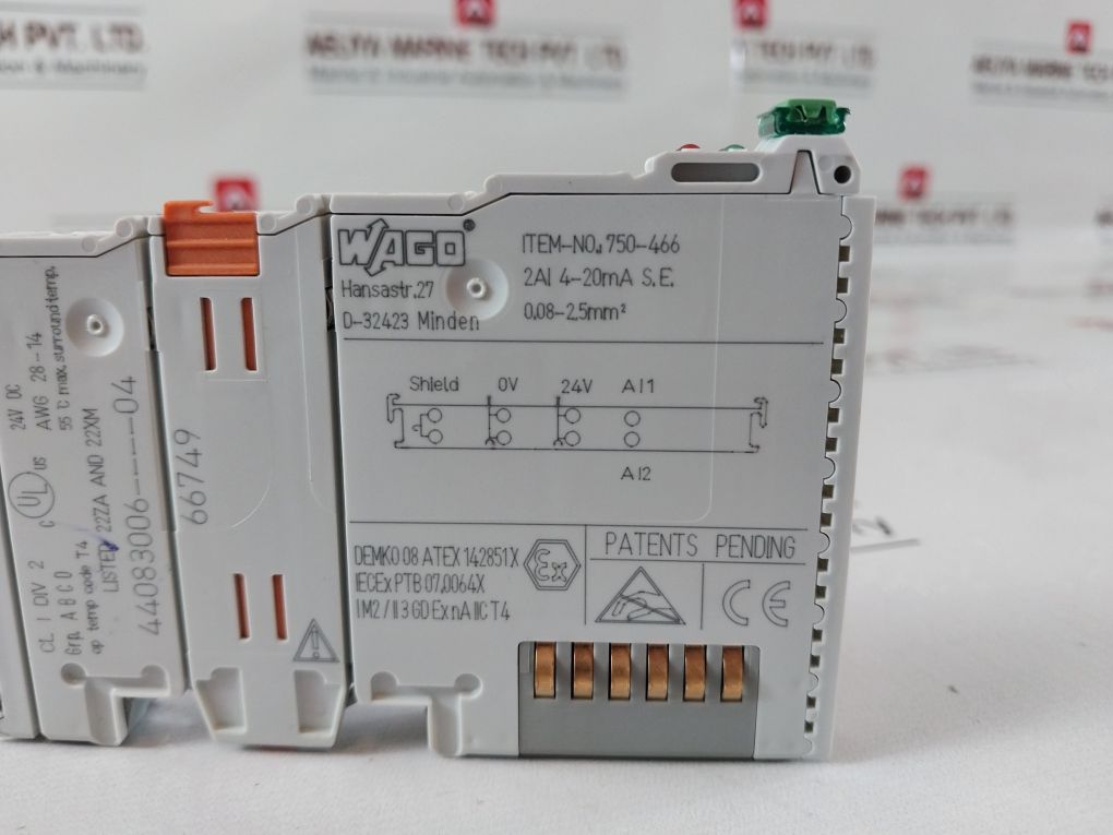 Wago 750-466 Analog Input Module Free Shipping By Express