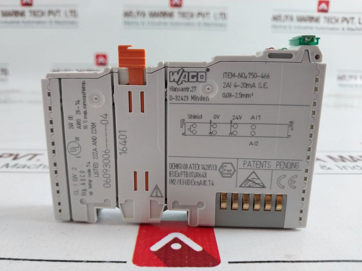 Wago 750-466 Analog Input Module 06093006----04