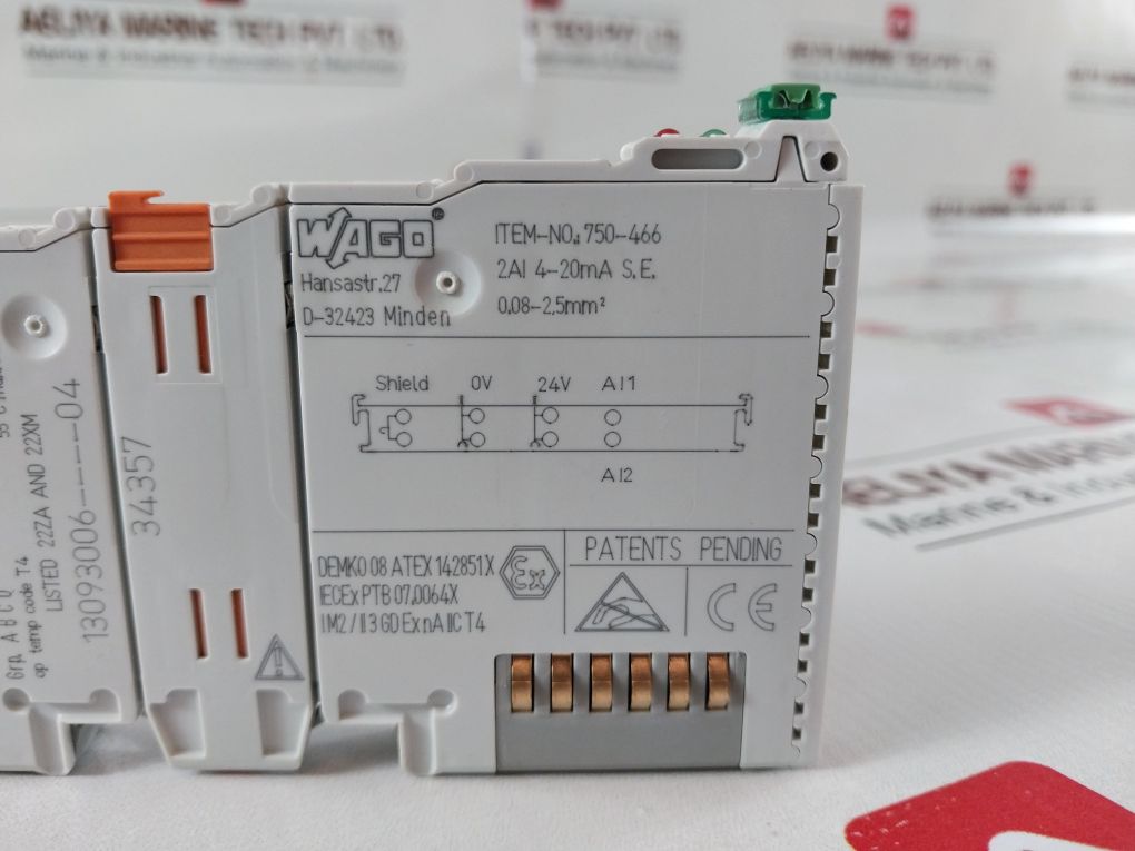 Wago 750-466 Analog Input Module 13093006----04